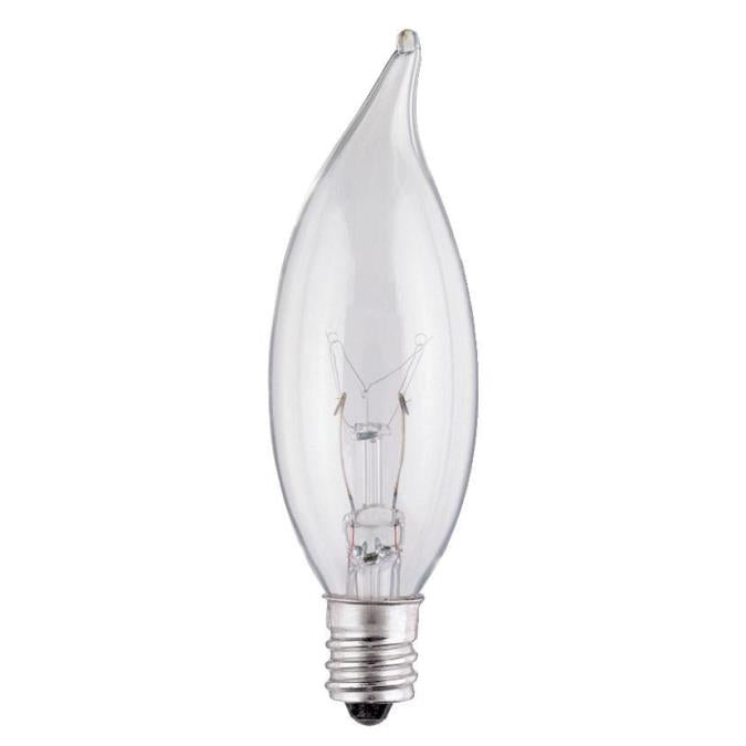 10 pack - Westinghouse 0377408 25W CA8 Incandescent Light Bulb