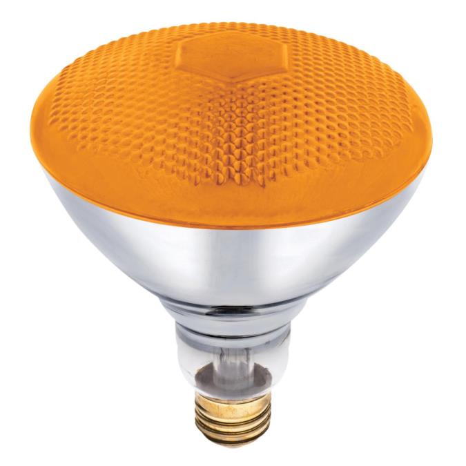 Westinghouse 0441100 10W BR38 Amber Incandescent Light Bulb