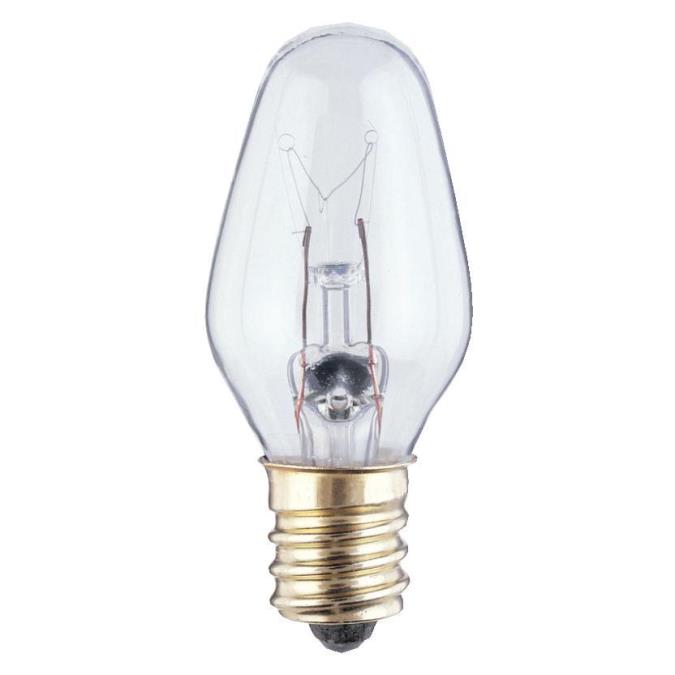 120 pack - Westinghouse 0479400 4W C7 Incandescent Light Bulb
