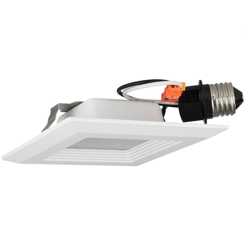 Sunlite 89124-SU 9W 4" Square LED Downlight Retrofit Dimmable Fixture