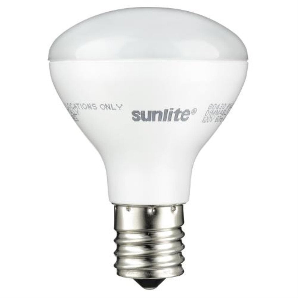 6 pack - Sunlite 80430-SU 4W R14 Warm White LED Light Bulb