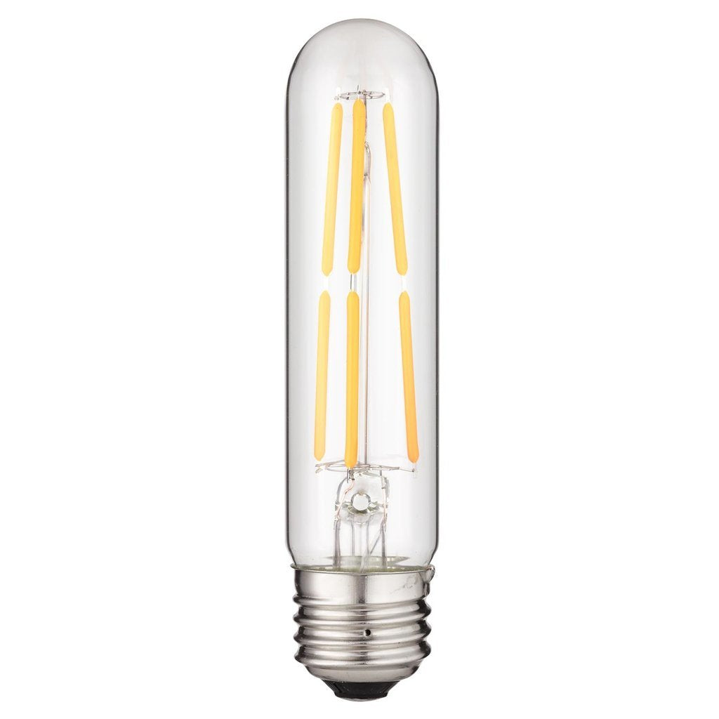 6 pack - Sunlite 80612-SU 6W T10 Warm White LED Light Bulb