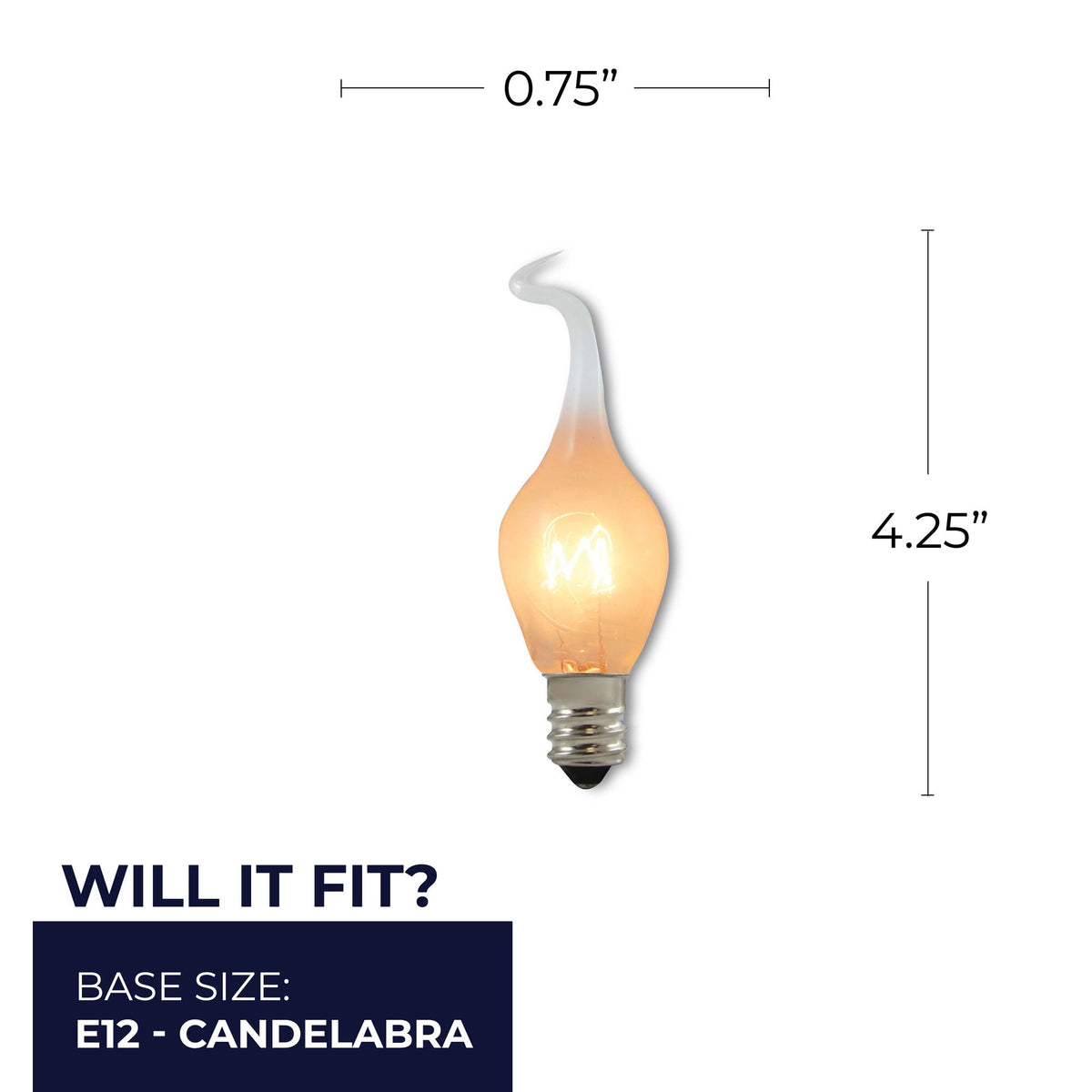 Bulbrite 411006 6W S6 Warm White Incandescent Light Bulb