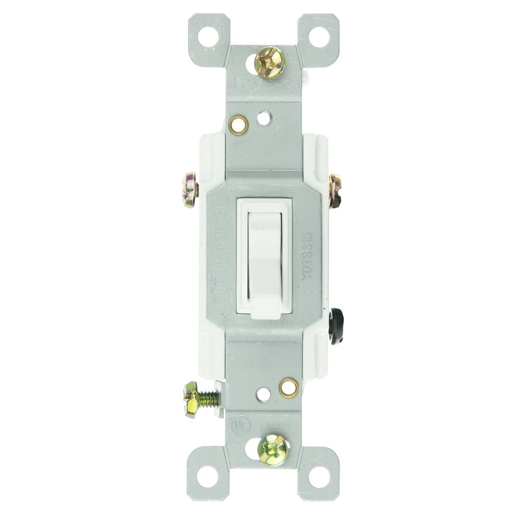 12 pack - Sunlite 08110-SU Toggle Switch 3W E507 3 Way Grounded White