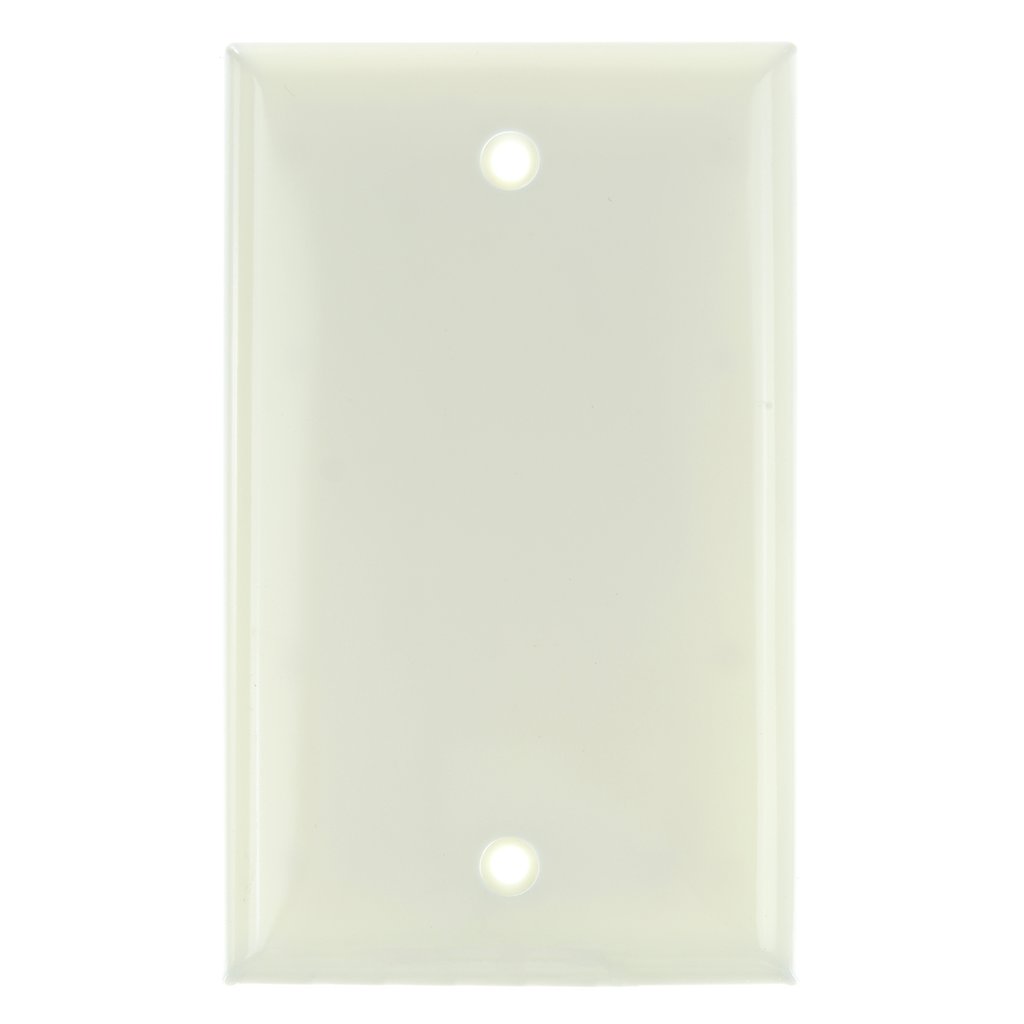 12 pack - Sunlite 50760-SU Wall Plate E401/A 1 Gang Blank Switch and
