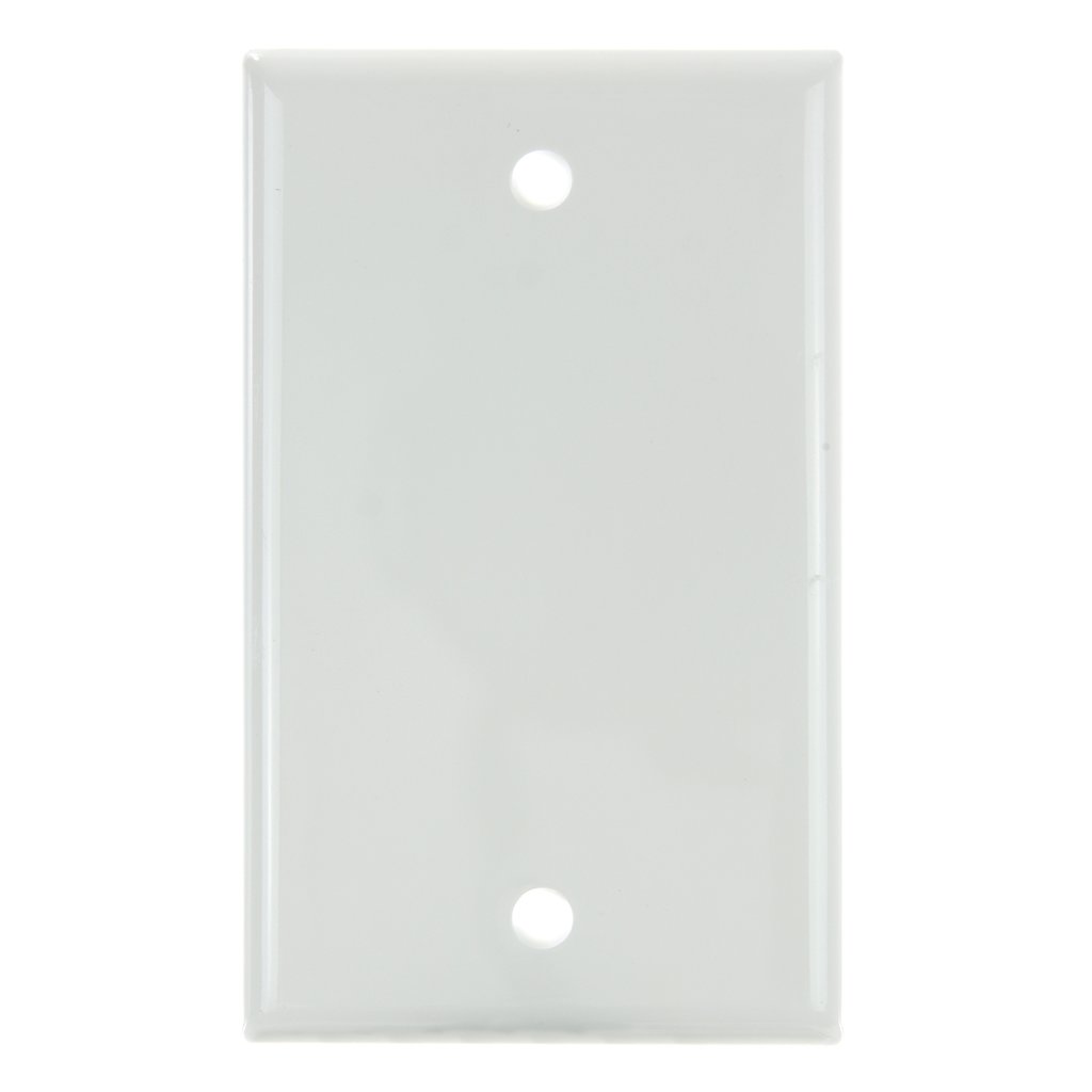 12 pack - Sunlite 50770-SU Wall Plate E401/W 1 Gang Blank Switch and