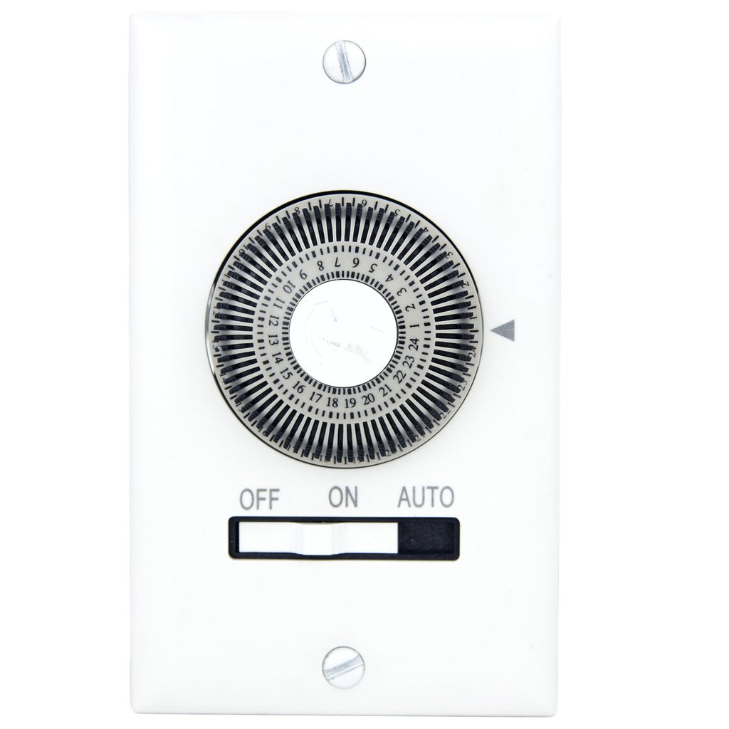 12 pack - Sunlite 05014-SU Timer T600 24 Hour Manual In-Wall