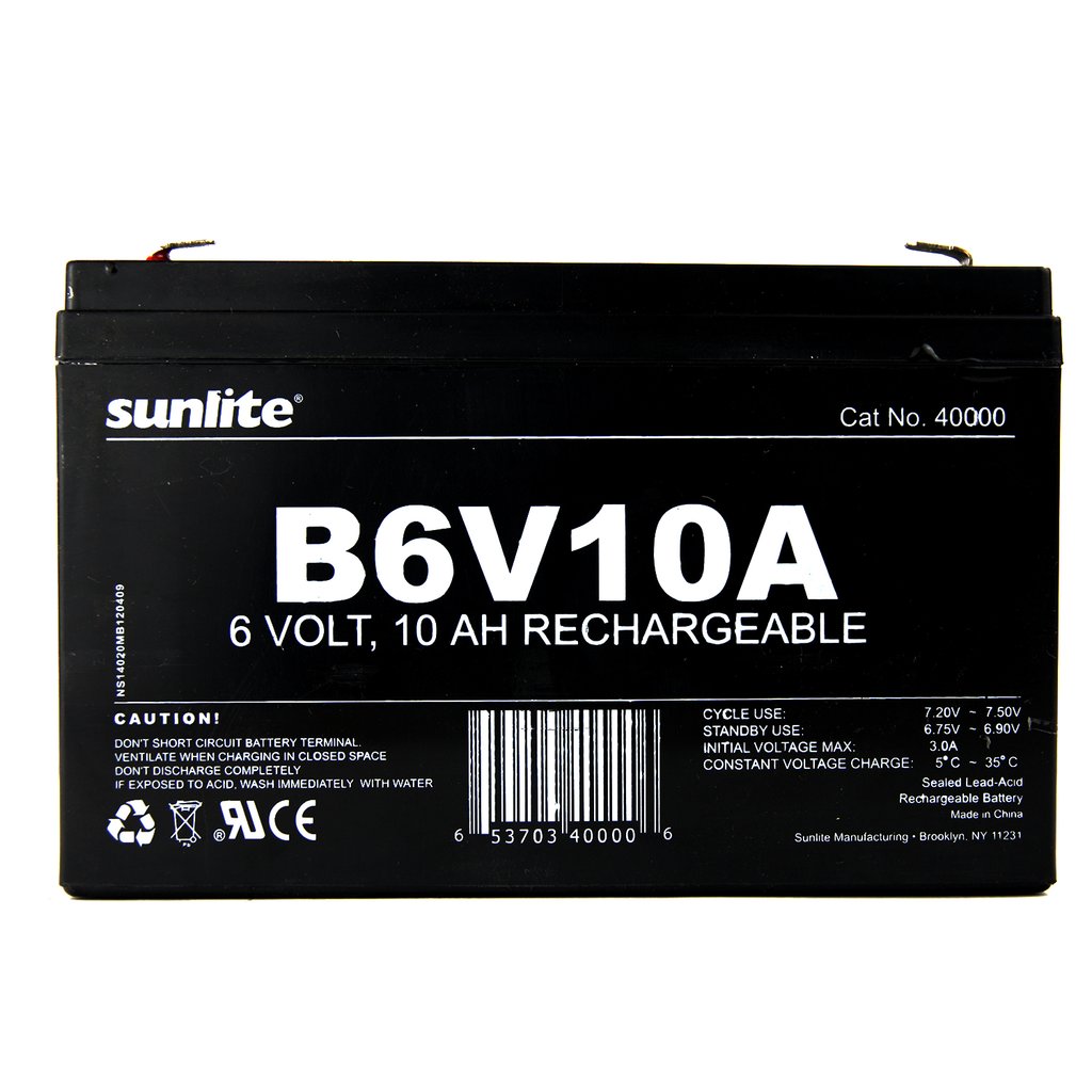 10 pack - Sunlite 40000-SU Battery