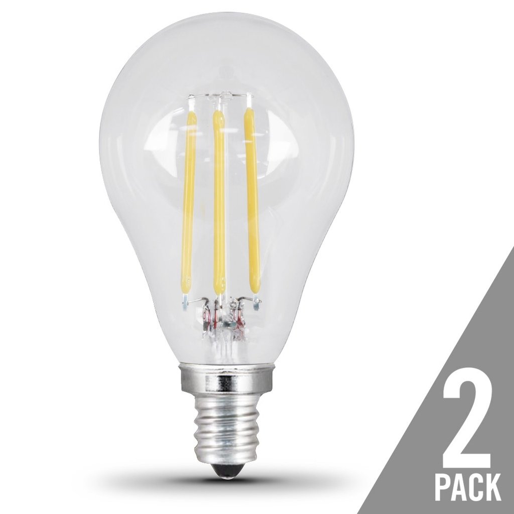 2 pack - Feit Electric BPA1540C/827/LED/2 4.5W A15 LED Light Bulb