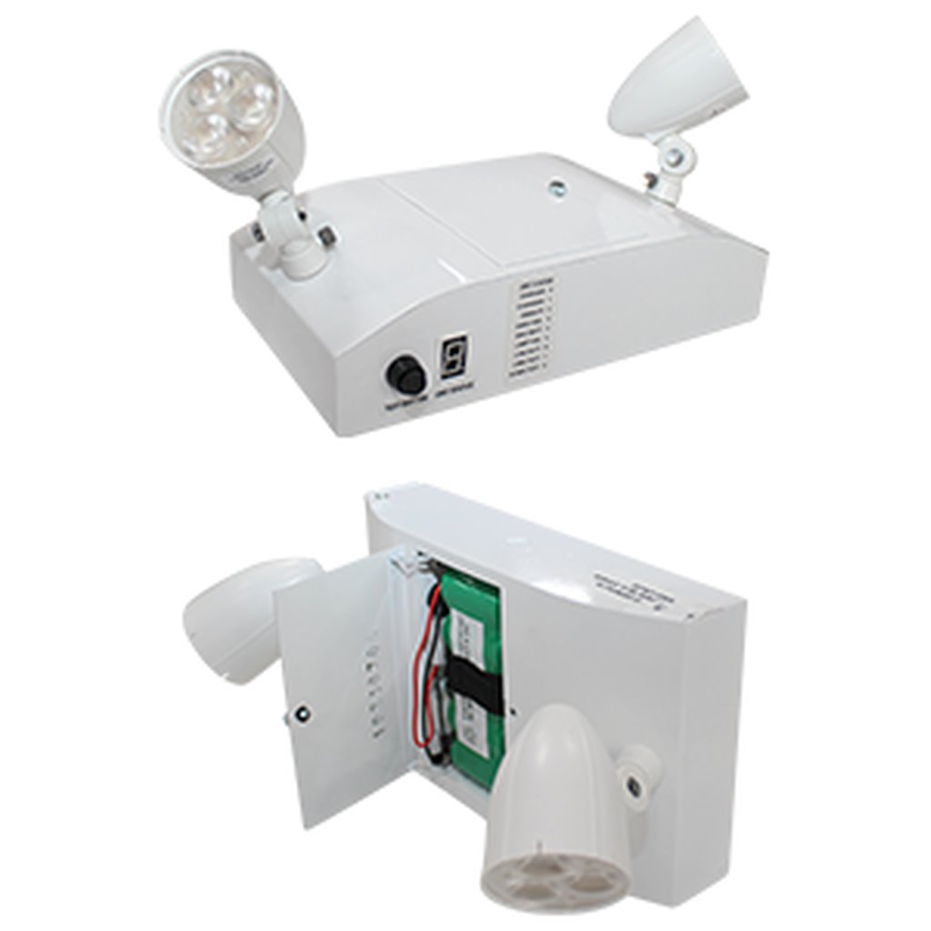 SCL-8-REN3M-2-W-G2-NI LED Emergency Fixture Steel Light 6V/8W NiMH