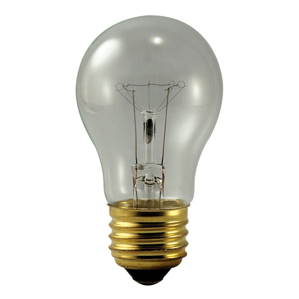 25 pack - Eiko 44390 40W A15 Incandescent Light Bulb