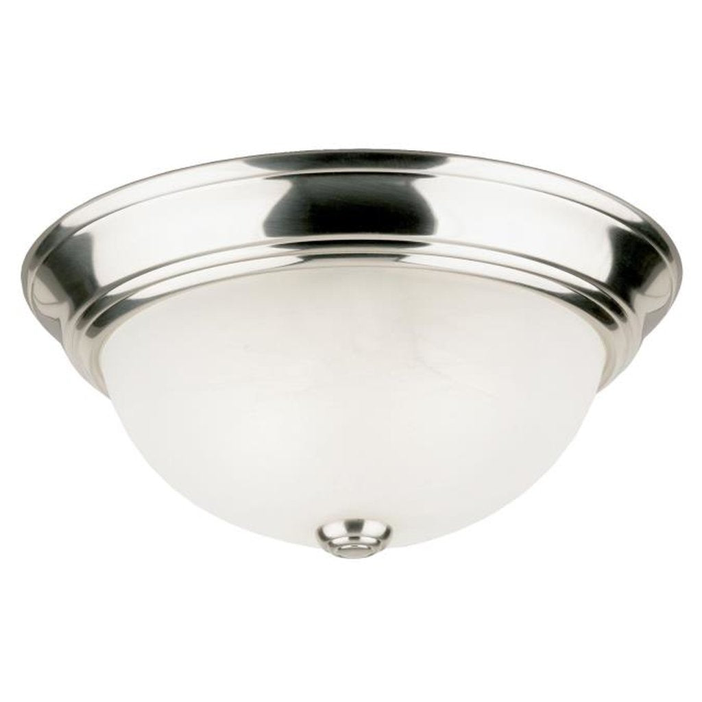 Westinghouse 6757348 Close-to-ceiling Fixture 2LT 13" FLUSH BN W/FR