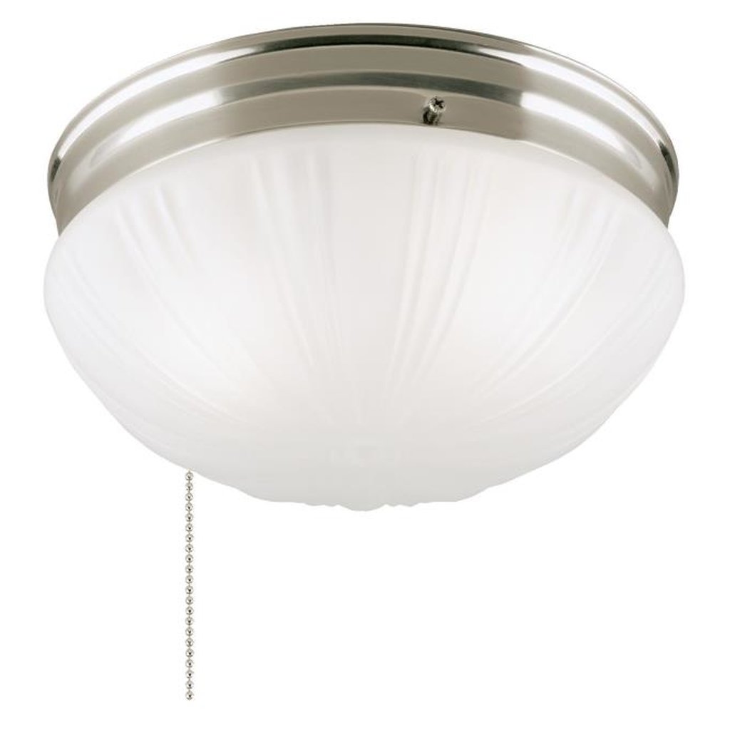 Westinghouse 6721048 Close-to-ceiling Fixture 2LT 8.75" FLUSH BN W/FR