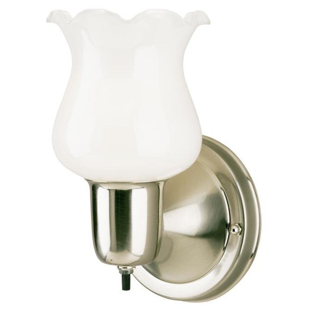 Westinghouse 6665400 100W Incandescent LED Sconce Fixture 1LT Wall BN