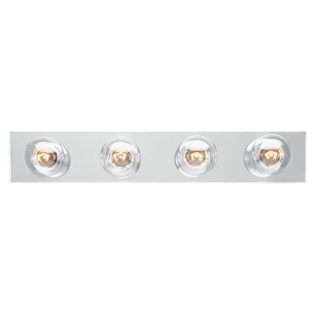Westinghouse 6641191 Sconce Fixture WEST 4 LT CHR FIN STRIP