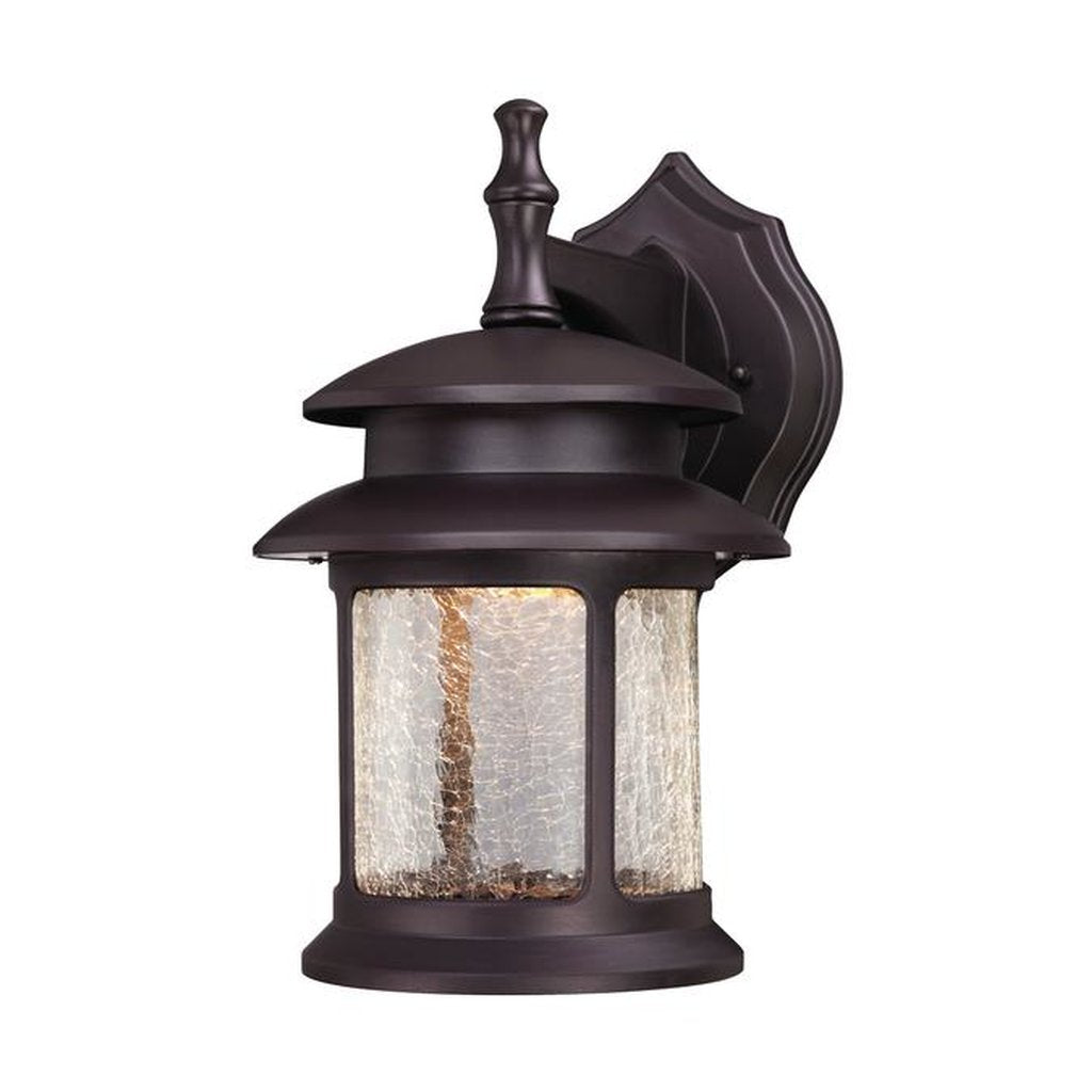 Westinghouse 6400491 Wall Pack Fixture 9W LED Wall Ltn ORB w/Crackle