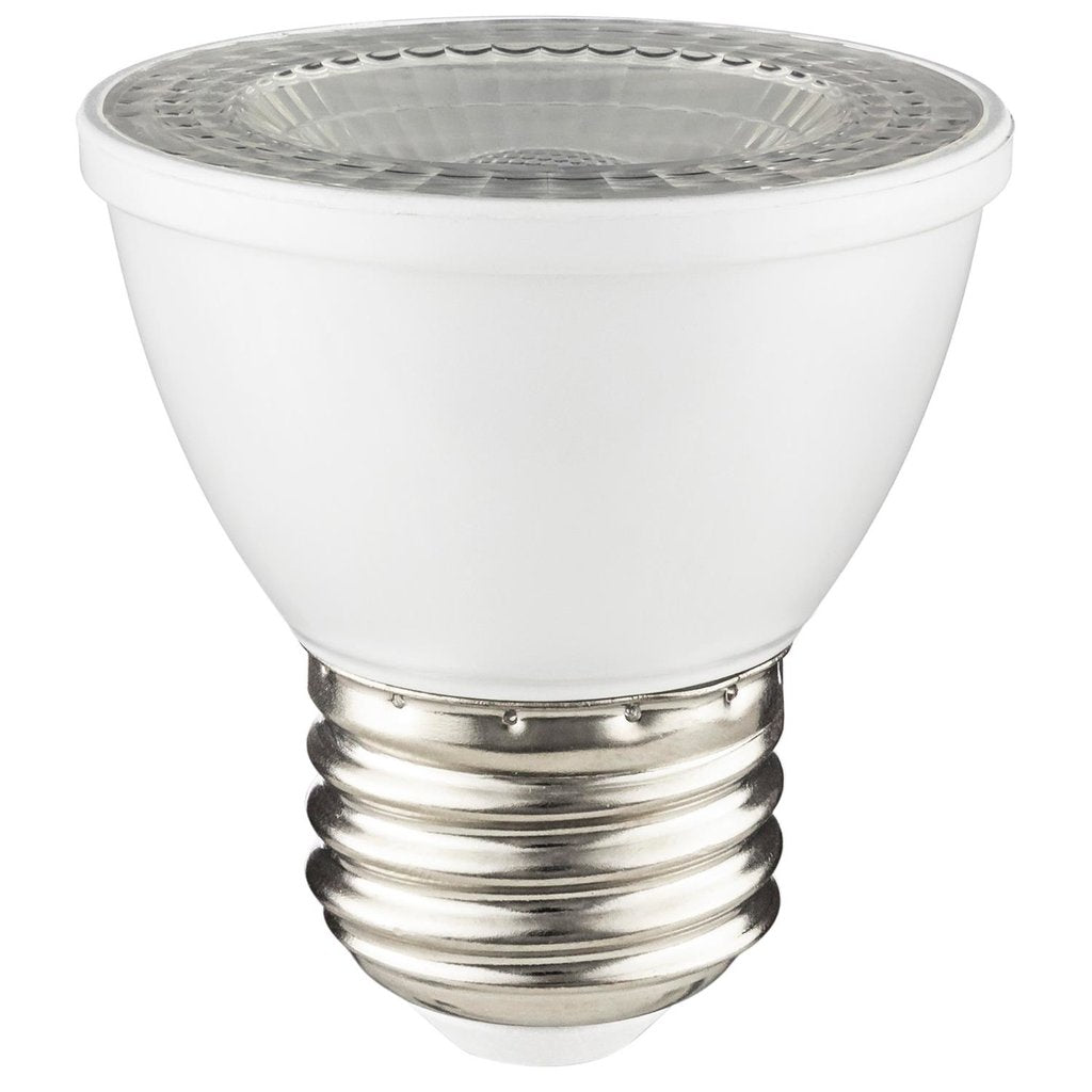 6 pack - Sunlite 80142-SU 7W MR16 Warm White LED Light Bulb