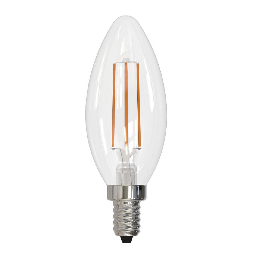 4 pack - Bulbrite 861585 (776627) 5W B11 Soft White LED Light Bulb