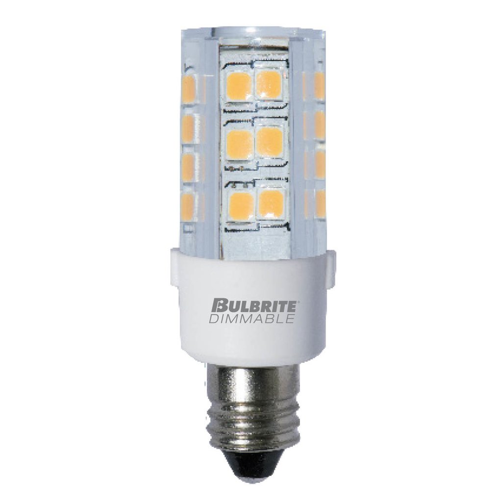 2 pack - Bulbrite 861527 (770592) 4.5W T4 Warm White LED Light Bulb