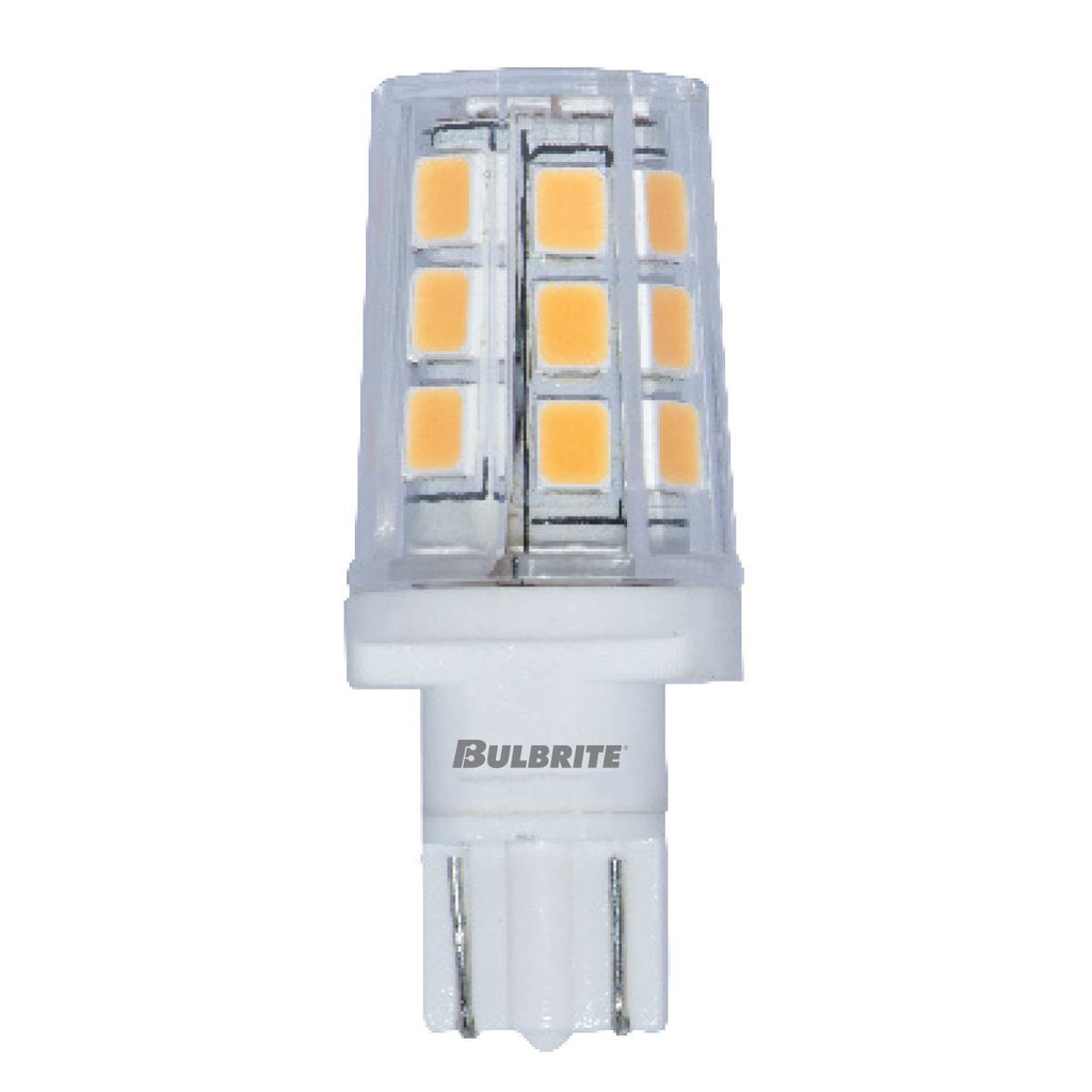 2 pack - Bulbrite 861529 (770594) 2.5W T3 Warm White LED Light Bulb