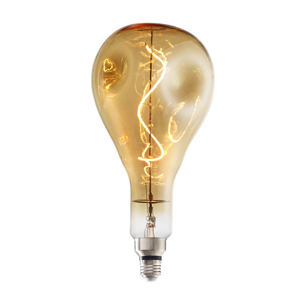 2 pack - Bulbrite 776317 4W Amber LED Light Bulb