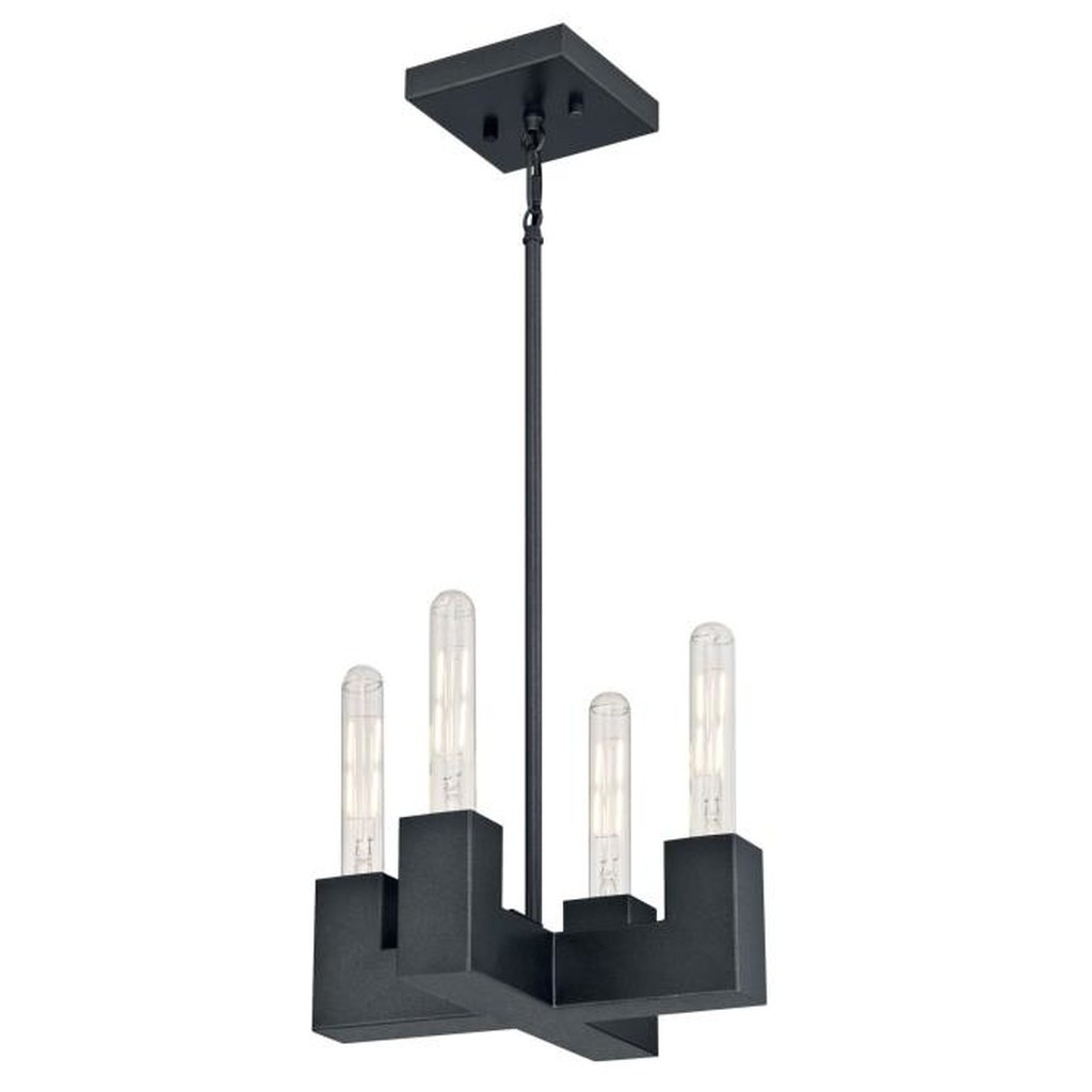 Westinghouse 6350400 Pendant Fixture 4Lt Pend Iron w/Lamps