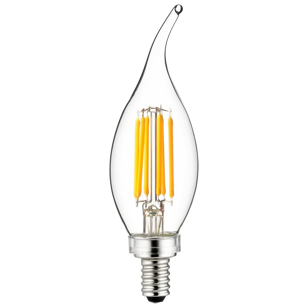 Sunlite 80662-SU 5W CA11 Warm White LED Light Bulb