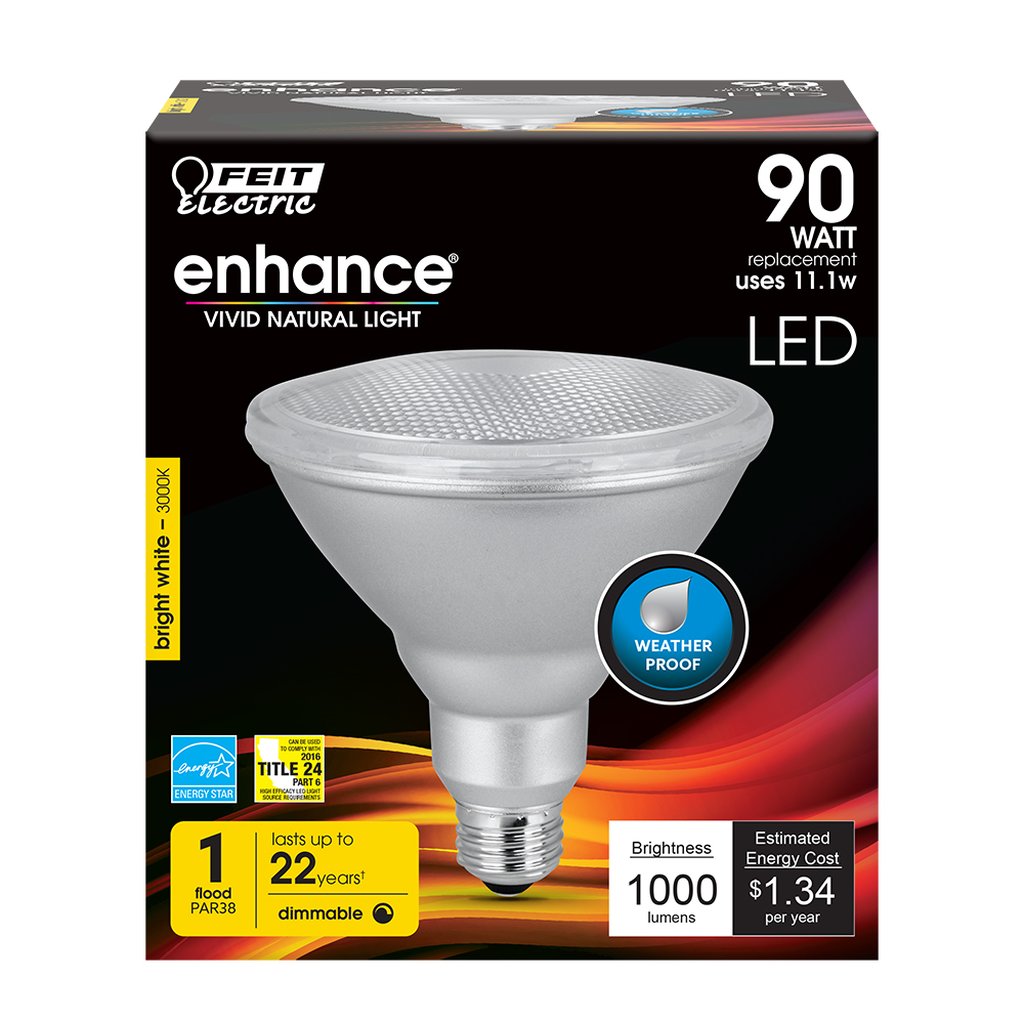 Feit Electric PAR38DM/930CA 11.1W PAR38 Bright White LED Light Bulb