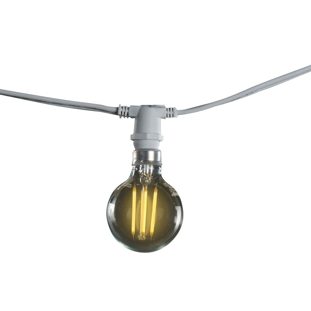 Bulbrite 810130 4W LED String Light Dimmable Fixture 15 outdoor rated