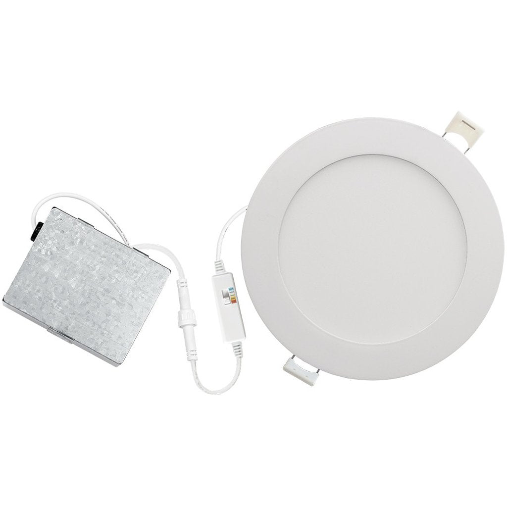 Luxrite LR23760 12W LED Dimmable Fixture Recessed Mini Panel Color