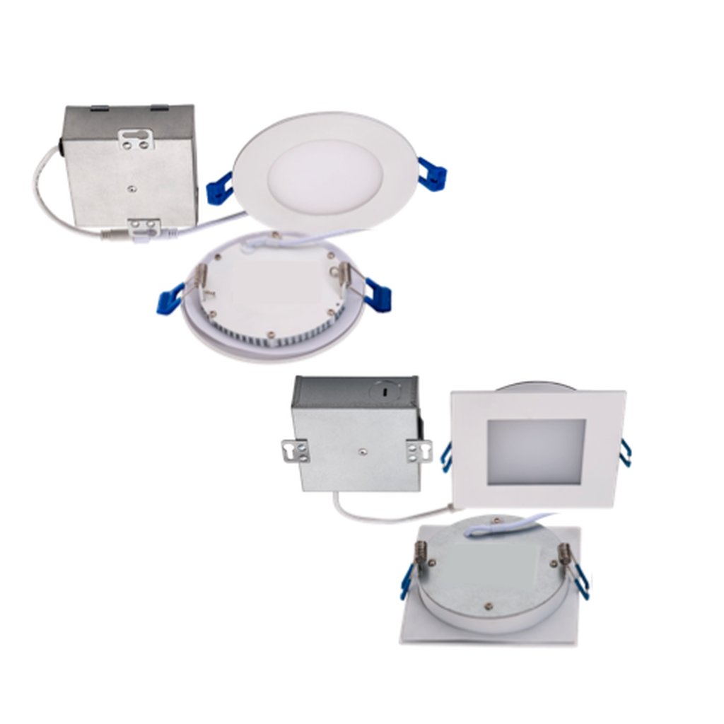 Topaz RDL/43RND/9/WH/D-50 9W 4" Round LED Downlight Fixture RND SLIM