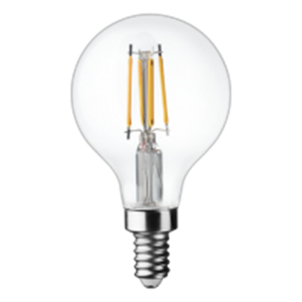 12 pack - TCP FG16D4027ECCQ 4.5W G16 Soft White LED Light Bulb