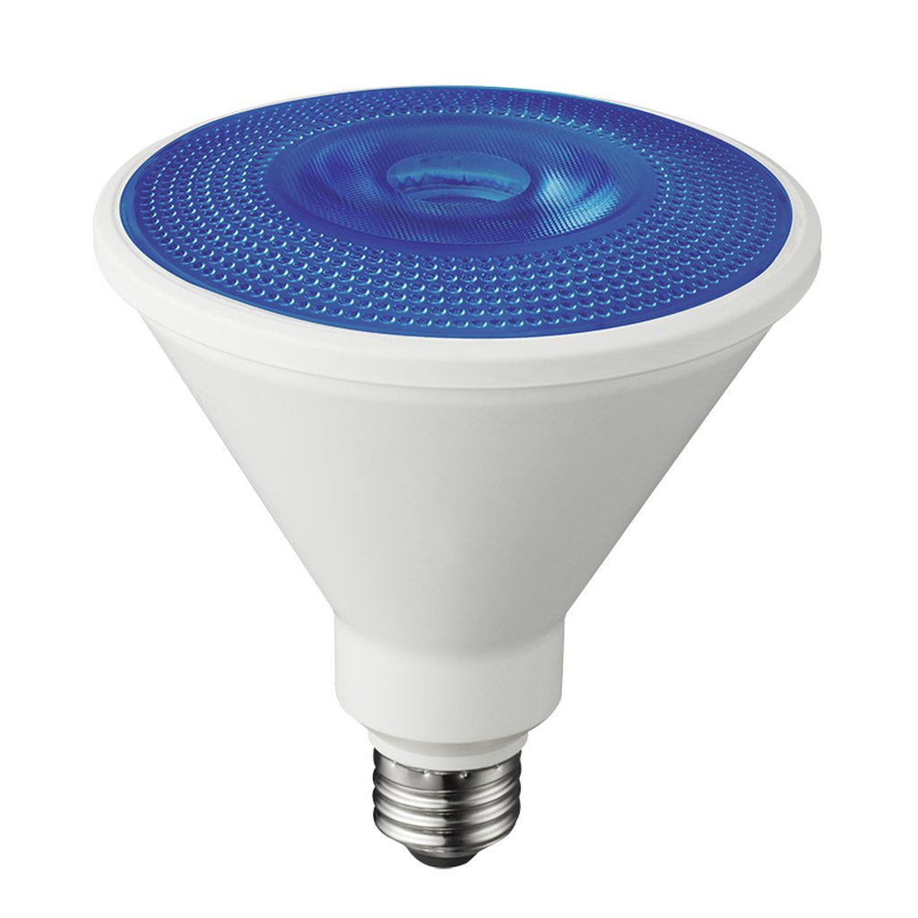 TCP RLP3814BL 10W PAR38 Blue LED Light Bulb