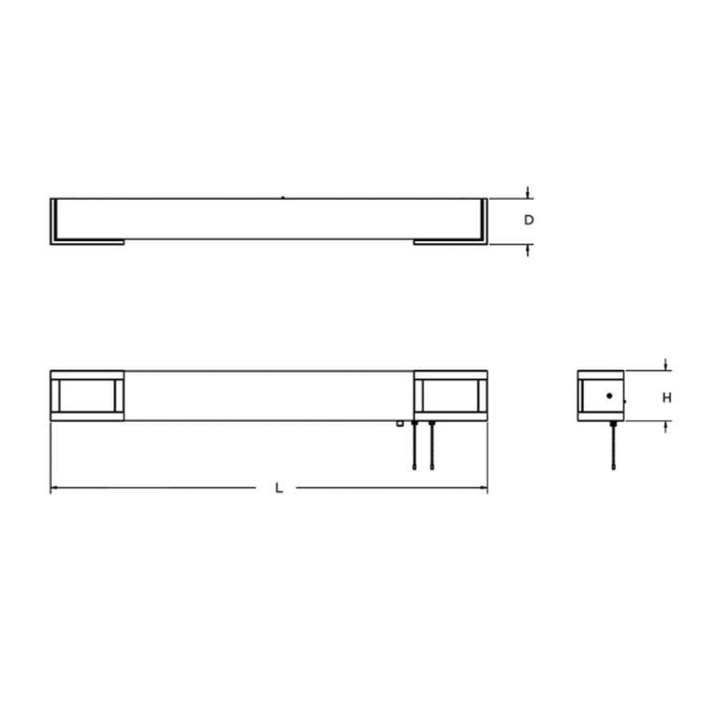 AFX MQTB3840L30ENWN 60W LED Fixture Marquette Overbed Light