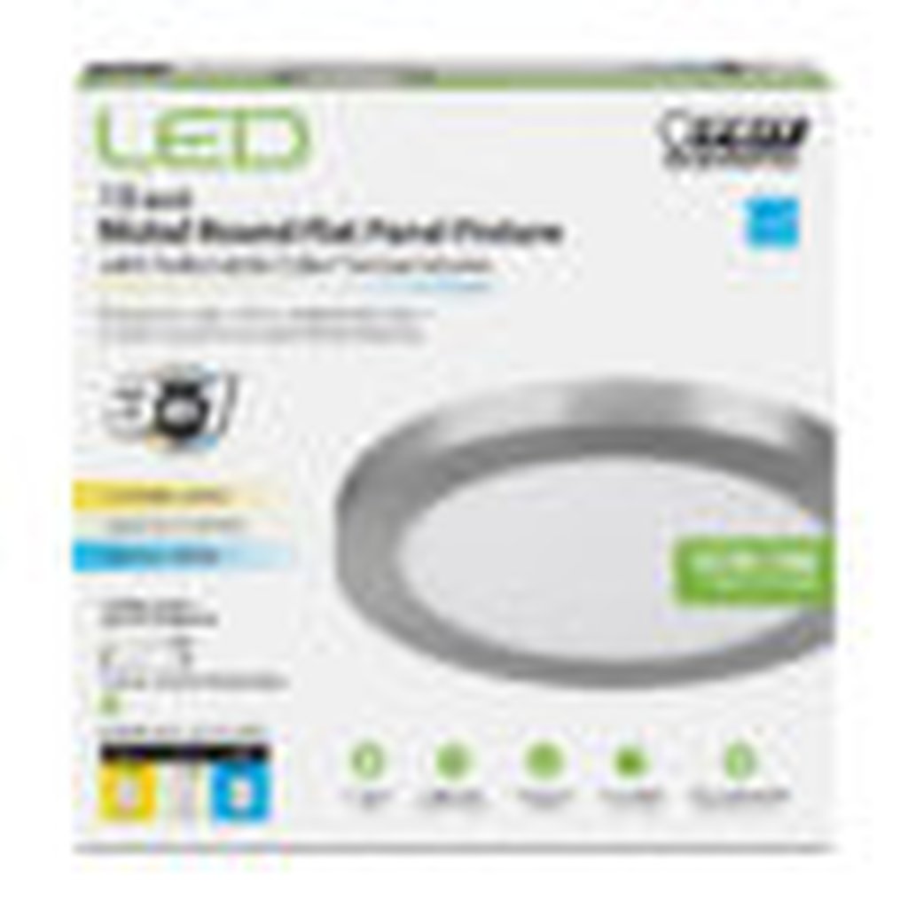 Feit Electric FP13/4WY/NK 15W LED Fixture 1050 Lumen 13" Round Flat