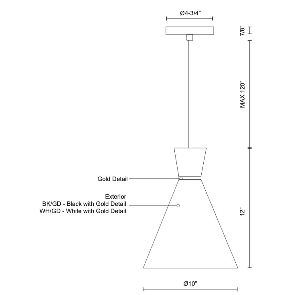 493210 Fixture Kuzco Vanderbilt Pendant Lamp
