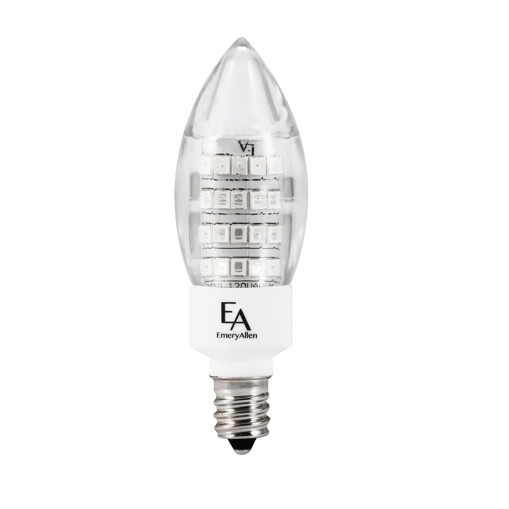 EmeryAllen EA-E12-3.0W-002-AMB 3W AMBER LED Light Bulb