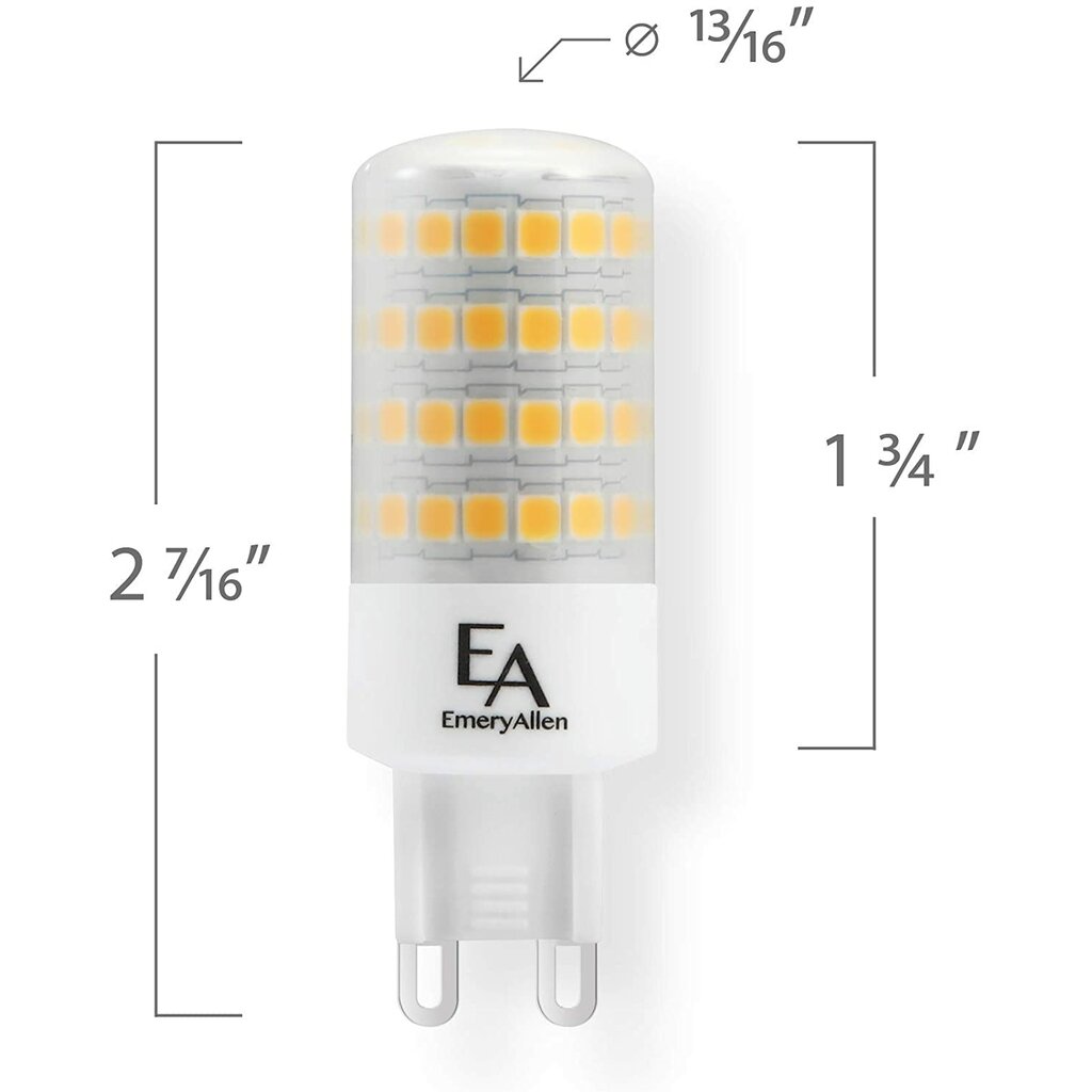EmeryAllen EA-G9-5.0W-001-279F-D 5W Warm White LED Light Bulb
