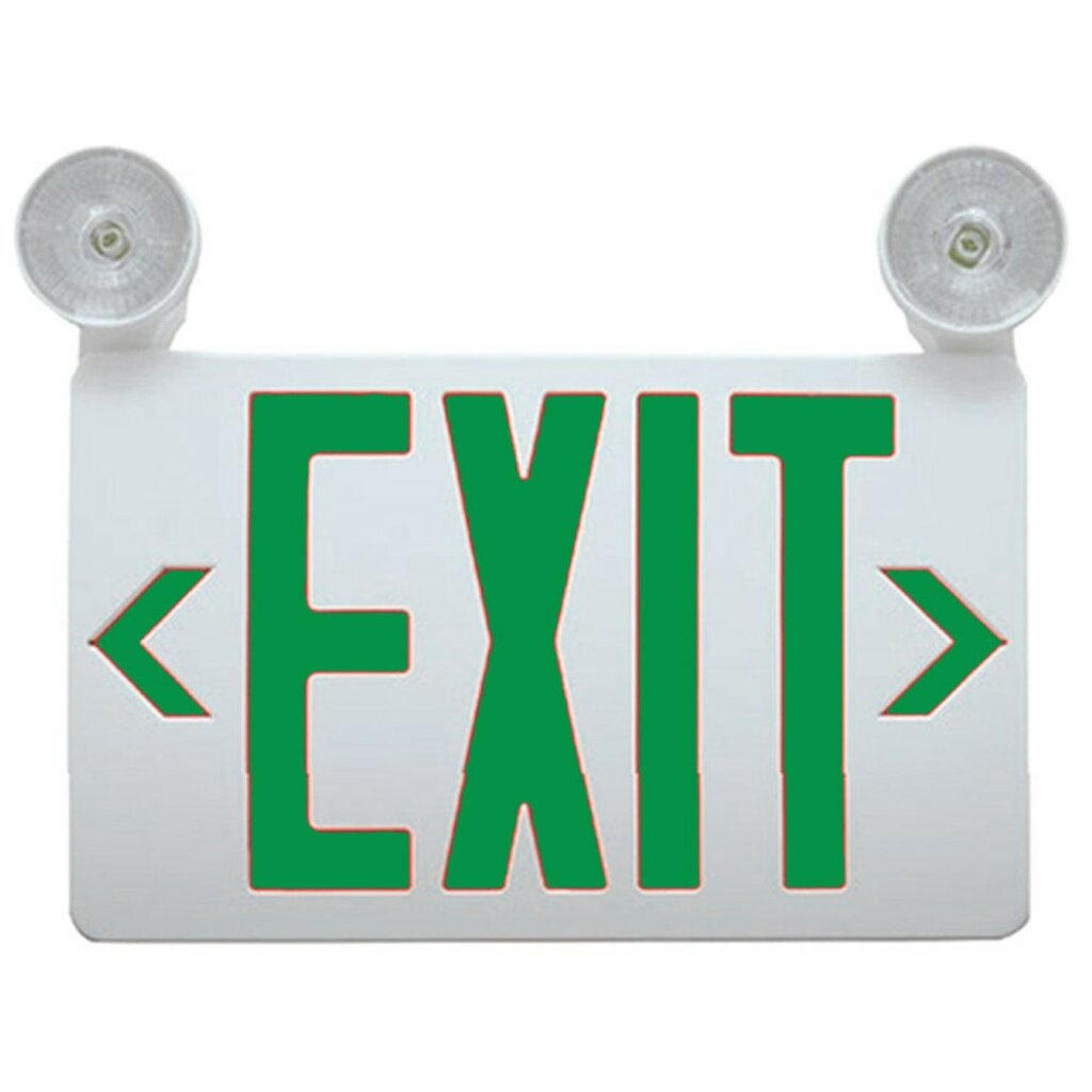 VLEDC-51-WH-G2 2W LED Ceiling Mount Wall Mount Fixture Exit Sign