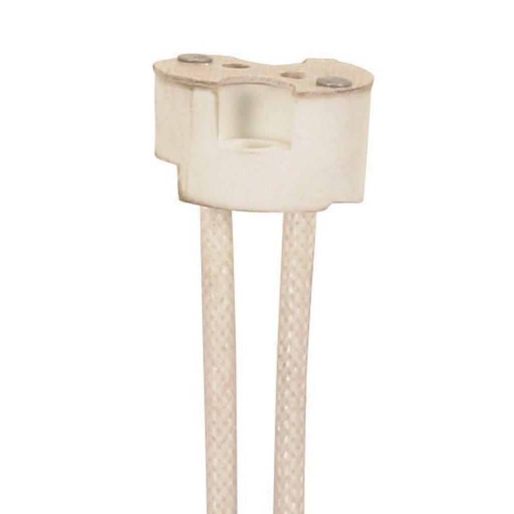 Satco 80-2049 Socket Porcelain Halogen Round 12" Leads;