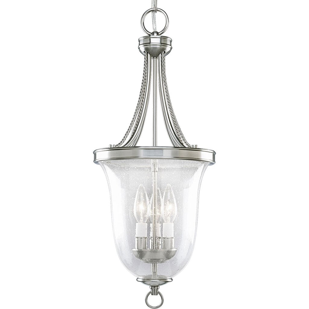 Progress Lighting P3753-09 Fixture Three-light foyer pendant with