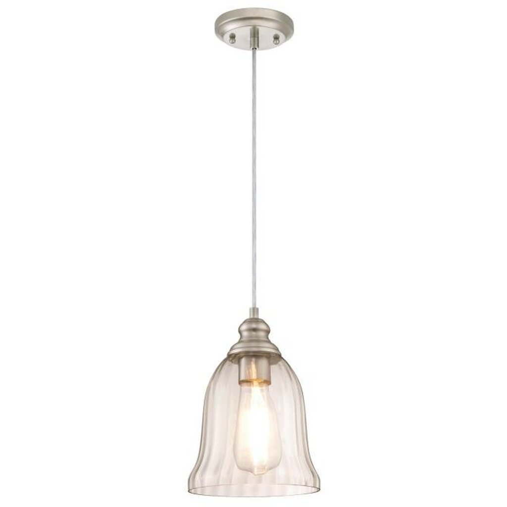 Westinghouse 6105900 Pendant Fixture 1 Light Mini Brushed Nickel