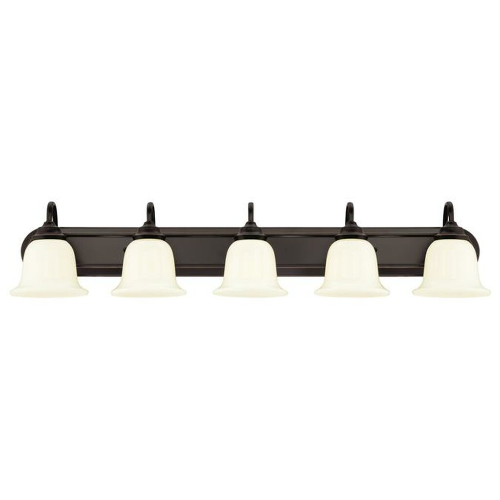 Westinghouse 6305200 Sconce Fixture 5 Light Wall Amber Bronze Finish