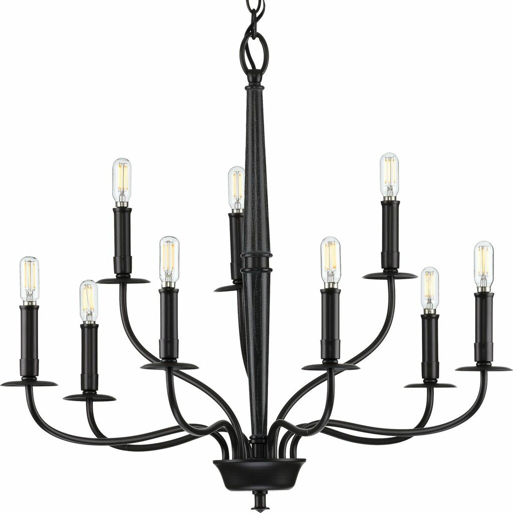 Progress Lighting P400200-031 Fixture This versatile chandelier from