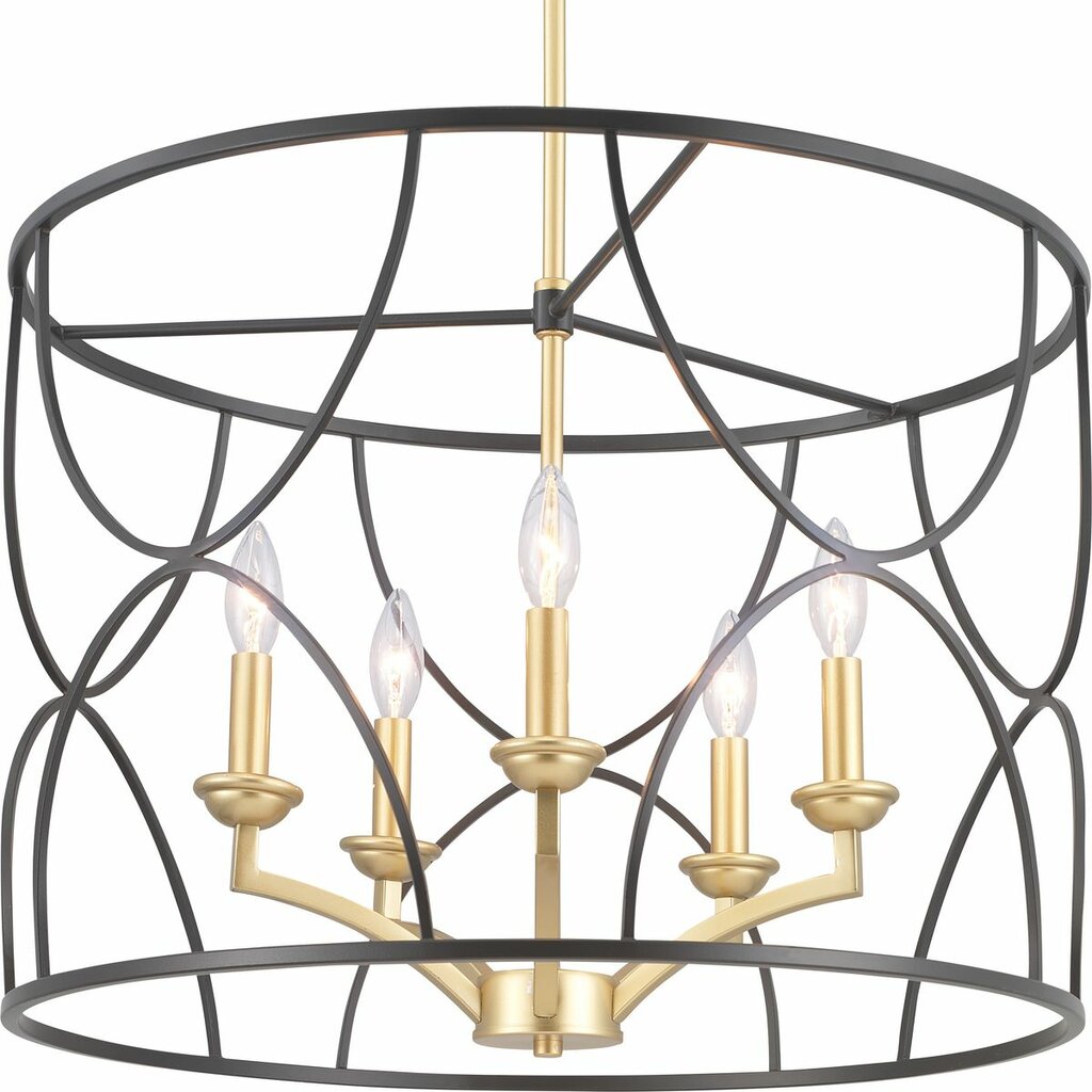 Progress Lighting P400178-031 Fixture A five-light inner cluster in