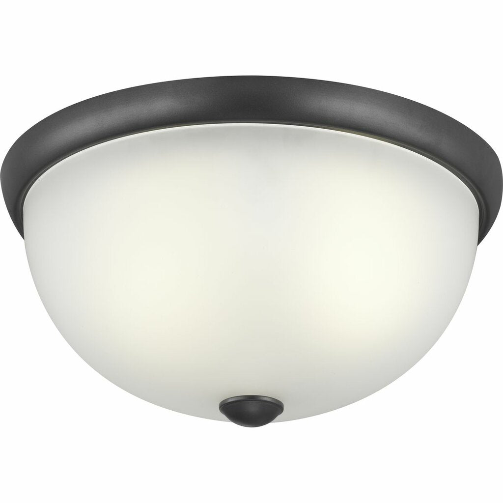 Progress Lighting P350044-143 Fixture A classic two-light 14in flush