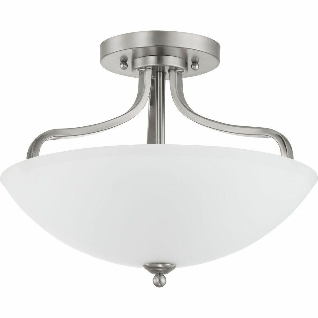 Progress Lighting P350136-009 Fixture The three-light semi-flush