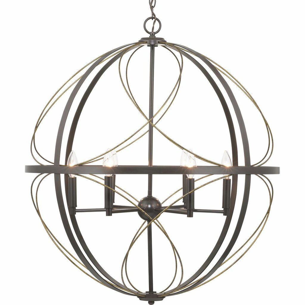 Progress Lighting P500069-020 Fixture An airy artful pendant