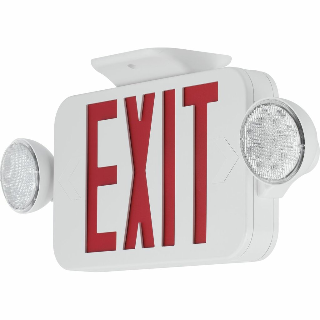 Progress Lighting PECUE-UR-30 4.1W LED Exit Fixture Sign Combo Face