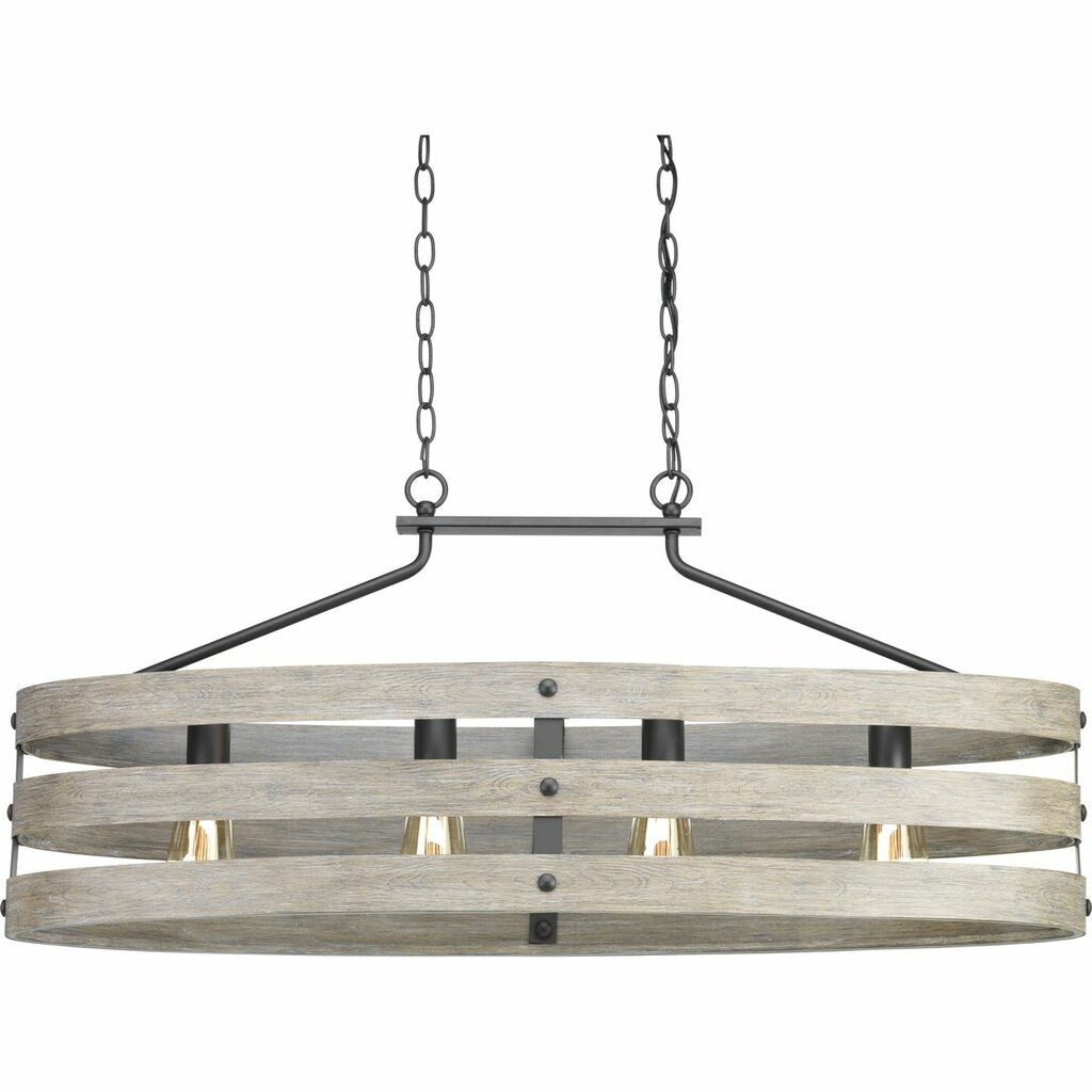 Progress Lighting P400097-143 Fixture Three circular bands wrap
